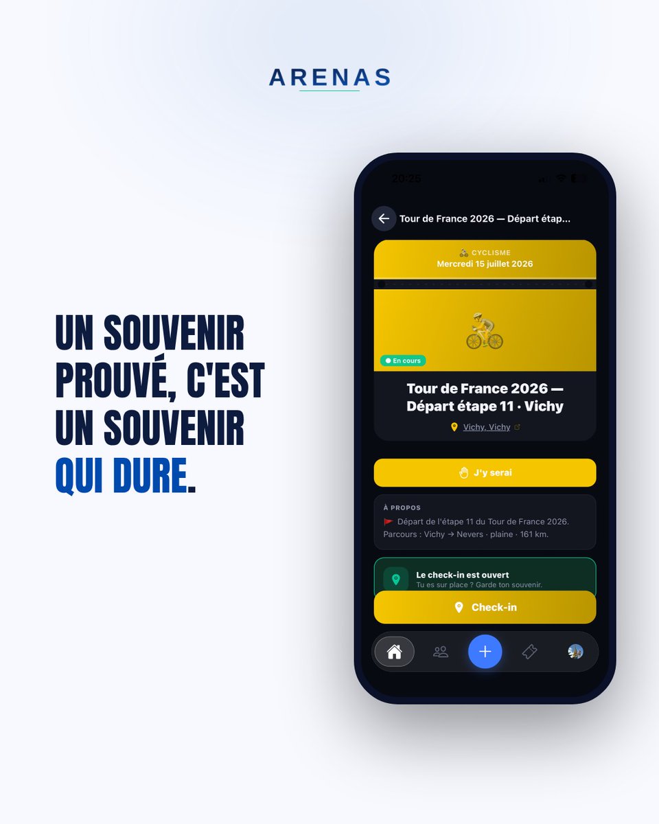 arenas_app's tweet photo. Un souvenir prouvé, c'est un souvenir qui dure.

Le prochain lieu que tu veux ajouter à ta collection ?

#arenas #checkin https://t.co/dUA342gkqS