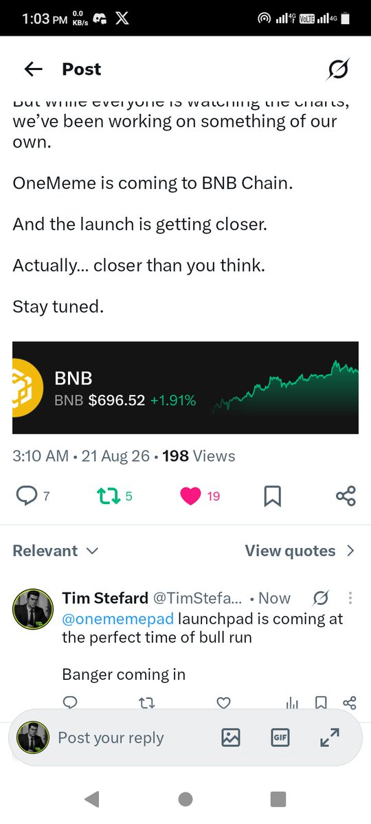 TimStefard_itx's tweet photo. @Alpha_ChrisX @onememepad Done all✅

Looking forward to big launches https://t.co/FEf7ThQHM5