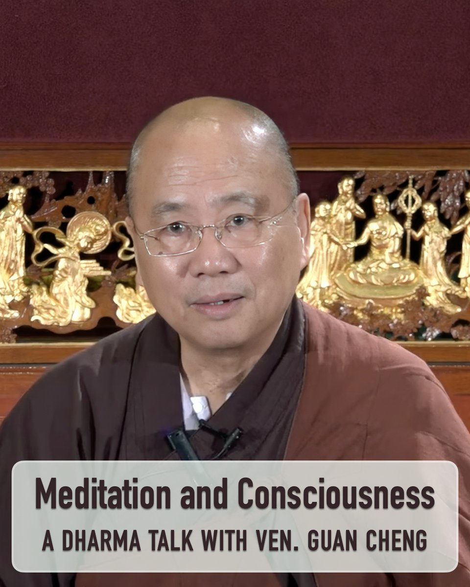 Buddhistdoor's tweet photo. 🪷 Meditation and Consciousness (Lecture 10/10)

BDG on YouTube: A Dharma Talk with Ven. Guan Cheng

🔗 Watch: link in comments

#Buddhism #Buddha #Mahayana #Dharma #DharmaTalk #Sutra #Amitabha #PureLand #Wisdom #Awakening #Spirituality #BritishColumbia #Liberation https://t.co/46FNgLuGRX