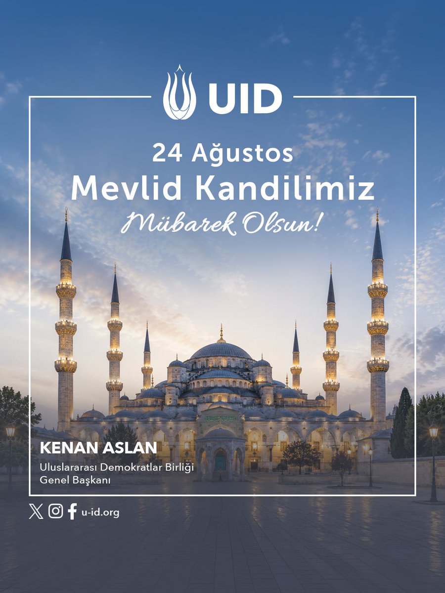 aslankenan_nl's tweet photo. Mevlid Kandiliniz mübarek olsun 🌹

Biz seni görmeden sevdik Ya Resûlallah!

Rahmet ve şefkat güneşi, âlemlere rahmet olarak gönderilen Peygamber Efendimiz Hz. Muhammed Mustafa'nın (s.a.v) dünyayı şereflendirdiği bu mübarek gecede, gönüllerimiz bir kez daha O'nun aşkıyla yanıyor.

Yüce Mevla'mız buyuruyor ki: “Muhakkak ki Allah ve melekleri, Peygambere salât ederler (Şeref ve Şanını yüceltirler). Ey îmân edenler! Siz de ona salât edin (Allahümme salli alâ Muhammed, deyin) ve gönülden teslim olun.” (Ahzab Suresi, 56. Ayet)

Bu kutlu gecede, dualarımızın kabul, amellerimizin makbul olması niyazıyla... O'nun gösterdiği yolda, O'nun ahlakıyla ahlaklanmak temennisiyle...

Tüm İslam âleminin ve aziz milletimizin Mevlid Kandili mübarek ve hayırlara vesile olsun.

#MevlidKandili #MevlidiŞerif #PeygamberSevgisi 🌙
