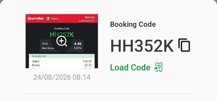 SplendidBet's tweet photo. Game don start. Opportunity dey here." #Sportybet

4 Sharp Odds👇
BookingCode👉HH352K

Gamble Responsibly🔞 https://t.co/dDTHKYGdaR