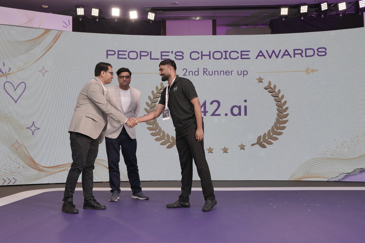 E42_ai's tweet photo. From 3,000+ startups in the running, we came away as the People’s Choice Award 2nd Runner-Up at the One of a Kind Startup Awards by @ET_Marketing and @gocashfree. Grateful to everyone who voted for us.
#oneofakindaward #peopleschoiceaward #award #winner #e42 https://t.co/ZveAkQQDOJ
