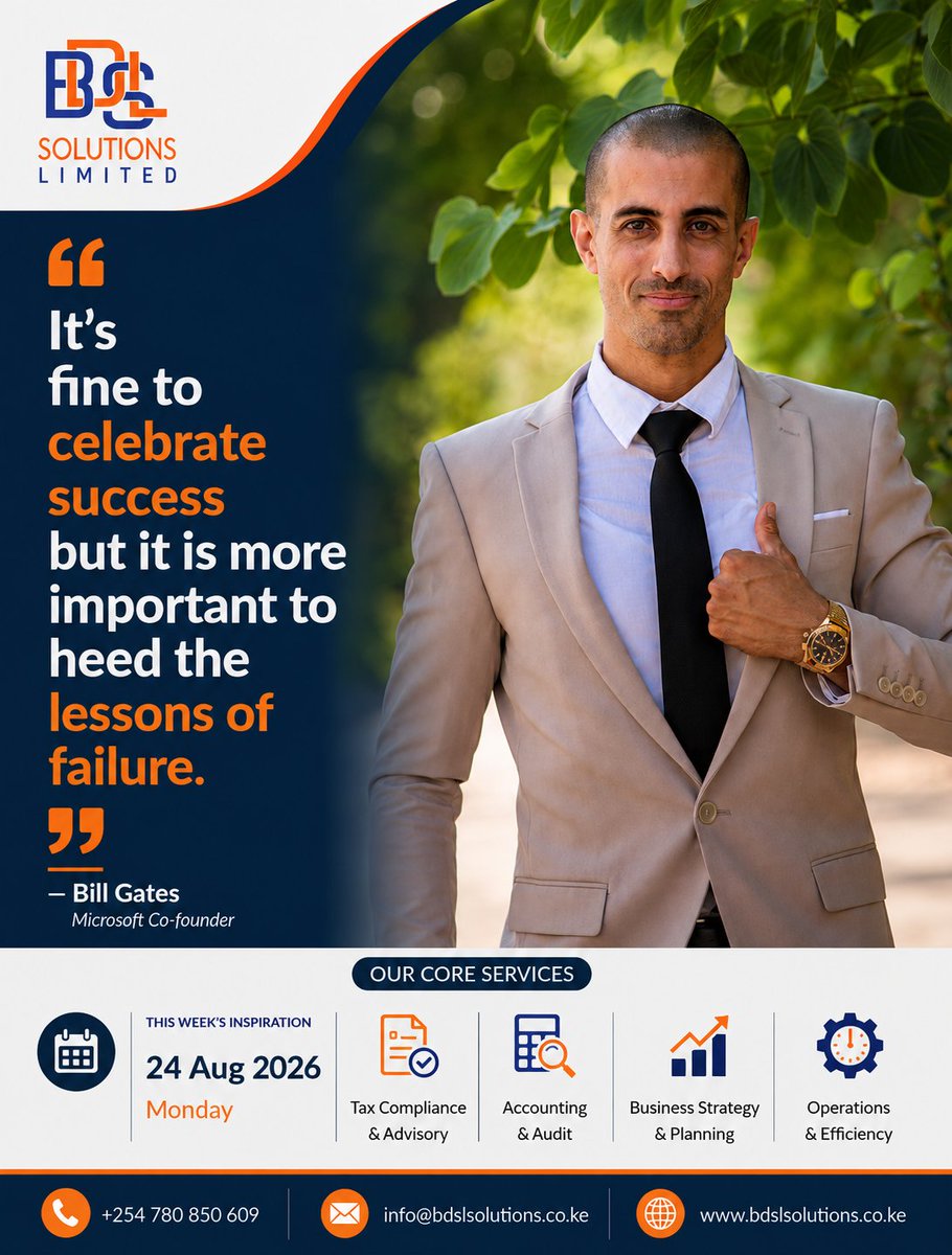 bdslsolutions's tweet photo. It's fine to celebrate Success but it is more important to heed the lessons of failure - Bill Gates https://t.co/veIsmgTyb1