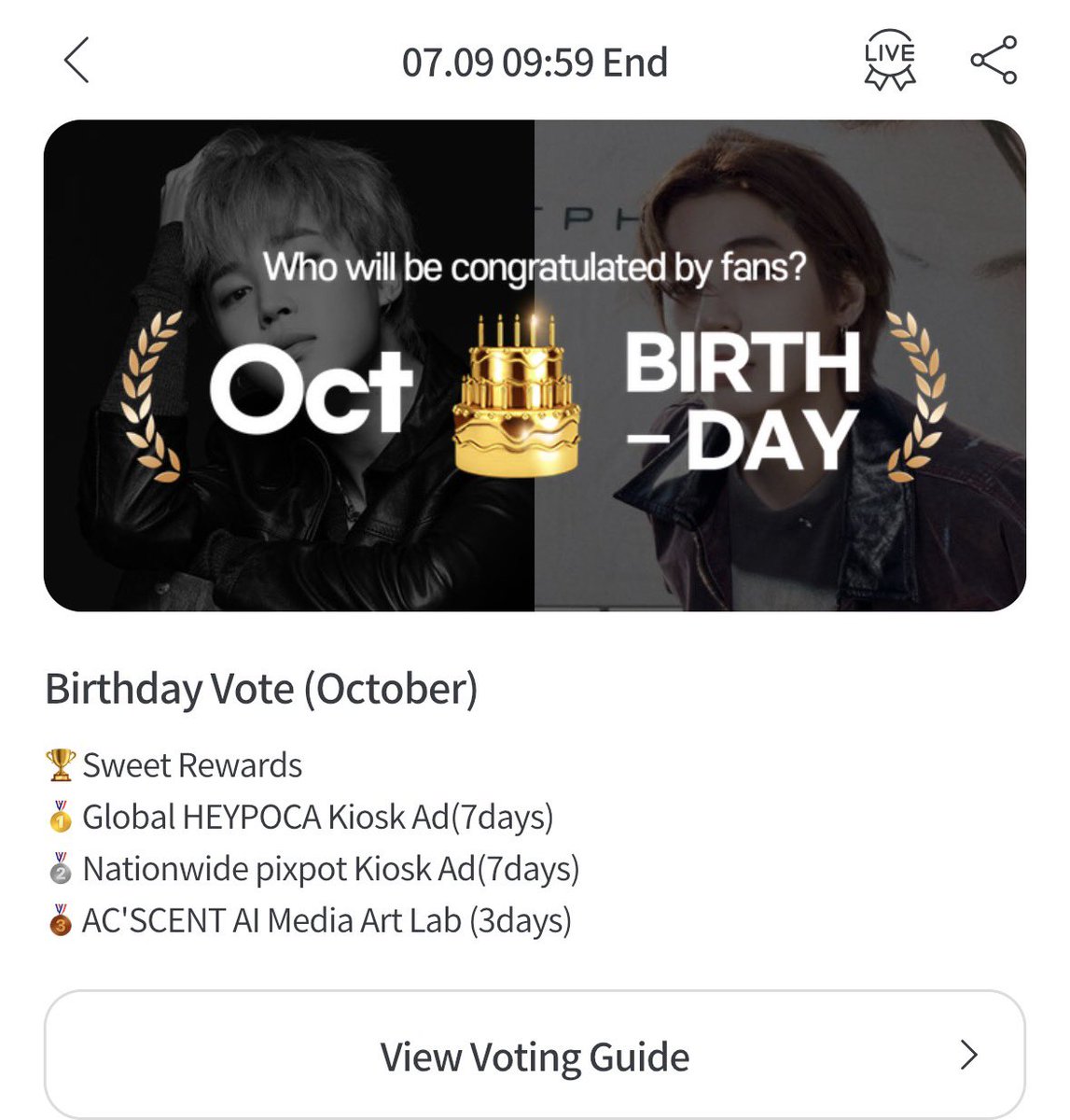 chjongho_world's tweet photo. {🗳️} OCTOBER BIRTHDAY VOTE-PODOAL 

#ATINY ! Vote for Jongho’s birthday starts now! Let’s get an ad for his birthday ❤️‍🔥

App: Podoal 
Vote : ALs (Watch ads, attendance, Meal rewards)
⏰: 07.09 

🔗https://t.co/NCNYFx8cjY

#JONGHO #종호 #ATEEZ #에이티즈 https://t.co/JlJ7lRqHYp
