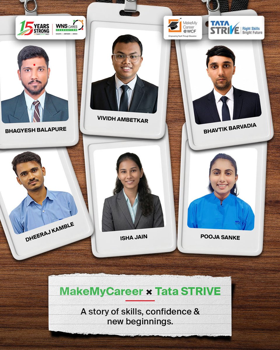 WnsWcf's tweet photo. The offer letters are rolling in. 📩🔥

New jobs. New beginnings. From learning with Make My Career program to landing a job, this is one career glow-up we’re happy to celebrate. ✨

#MakeMyCareer #SkillUpWithMMC #LearnWithWCF https://t.co/TDclRa5yxW