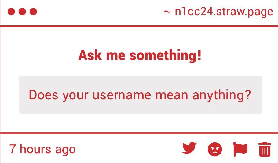 n1cc24's tweet photo. not really and I'd like to change it but everyone already knows me by it https://t.co/p04zTcEWjh
