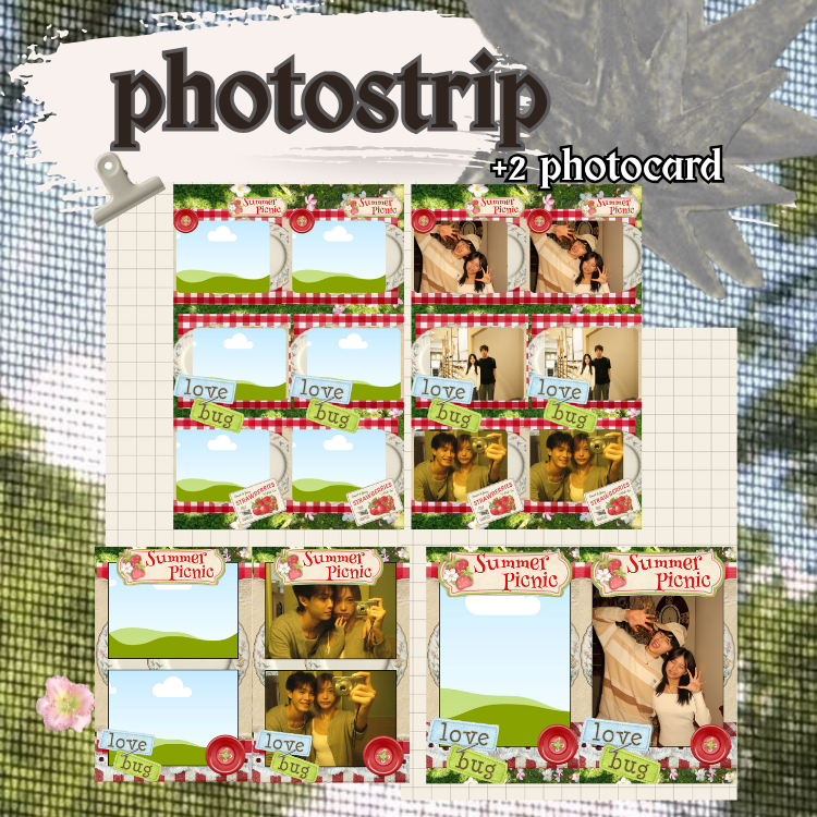 iimooyy's tweet photo. 🍓🧺 ── 𝒩𝑒𝓌 𝒯𝑒𝓂𝓅𝓁𝒶𝓉𝑒 𝒟𝓇𝑜𝓅 ! ─only 5k─ 🧺🍓
bikin momen bareng doi/bestie makin gemes pake template photostrip tema summer picnic ✧˚🏻🏼🪻
✦ What's included:
▫️ Photostrip printable
▫️ Free 2 matching photocards
▫️ Easy to edit (Canva)
🔗 cuss DM aku yaww!! https://t.co/75ch2rrIqA