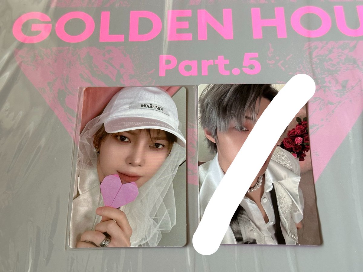 ATEEZNOTAMENI's tweet photo. ATEEZ アチズ GOLDEN HOUR: Part.5 
PINK LP特典トレカ交換 異種交換

【譲】①TOKTOQヨサン
【求】②③🩷＞その他

📮郵送希望です
よろしくお願いします https://t.co/uQotDuZfw8