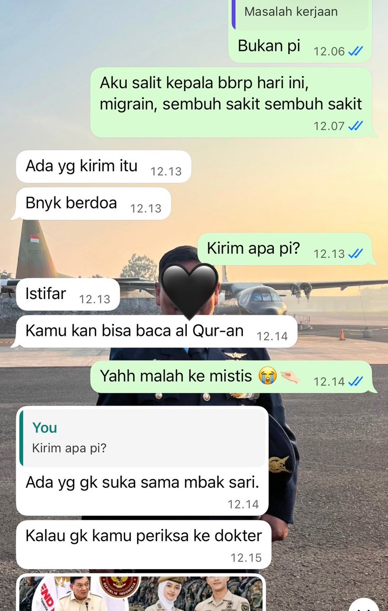 rnsari_'s tweet photo. Responnya. Kebanyakan bergaul sama mami sih, dikit dikit mistis, migrain dibilang dapet kiriman santet wkwk, kalo tbtb gue meninggal nanti dibilang meninggal gak wajar ini mah 😭🙏🏻 https://t.co/gkqpAN5ZJs