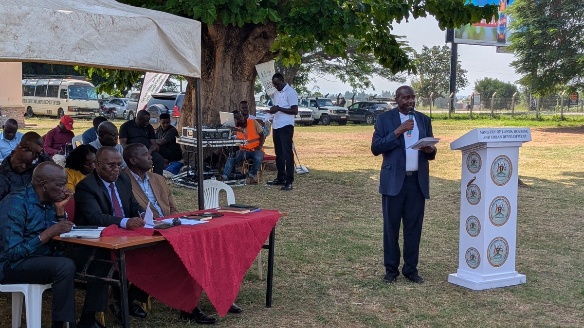_Wanambwa's tweet photo. Speaking at #LAW2026, Dennis Obbo from the @ministry_lands highlighted government’s commitment to addressing key land governance challenges, including unregistered customary land, land grabbing, environmental degradation, land fragmentation, encroachment on government land and human-wildlife conflicts.

He also emphasised the role of traditional leaders in land dispute mediation and shared government’s plan to support the issuance of 1,000 certificates of customary ownership for family land per district across 10 districts.

Now in its 10th edition, Land Awareness Week continues to provide a platform for communities, leaders and stakeholders to engage on practical solutions for secure, sustainable and inclusive land governance.

#PELUMUganda #LAW2026