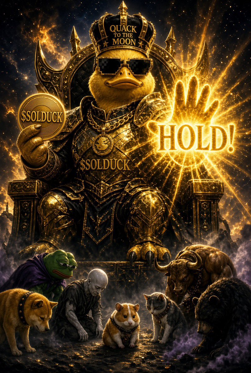 Huge_onchain's tweet photo. @ragedyor $SOLDUCK is still the one.
The duck that refuses to migrate. Early and clean.
CA: HNCz9mGVK7hJwmR5PBJYCVnCiACNtbqTADuBeG6spump 
X: @SolDuck_ 
TG: https://t.co/jyxeF4obaJ https://t.co/TrWeXOiTSZ