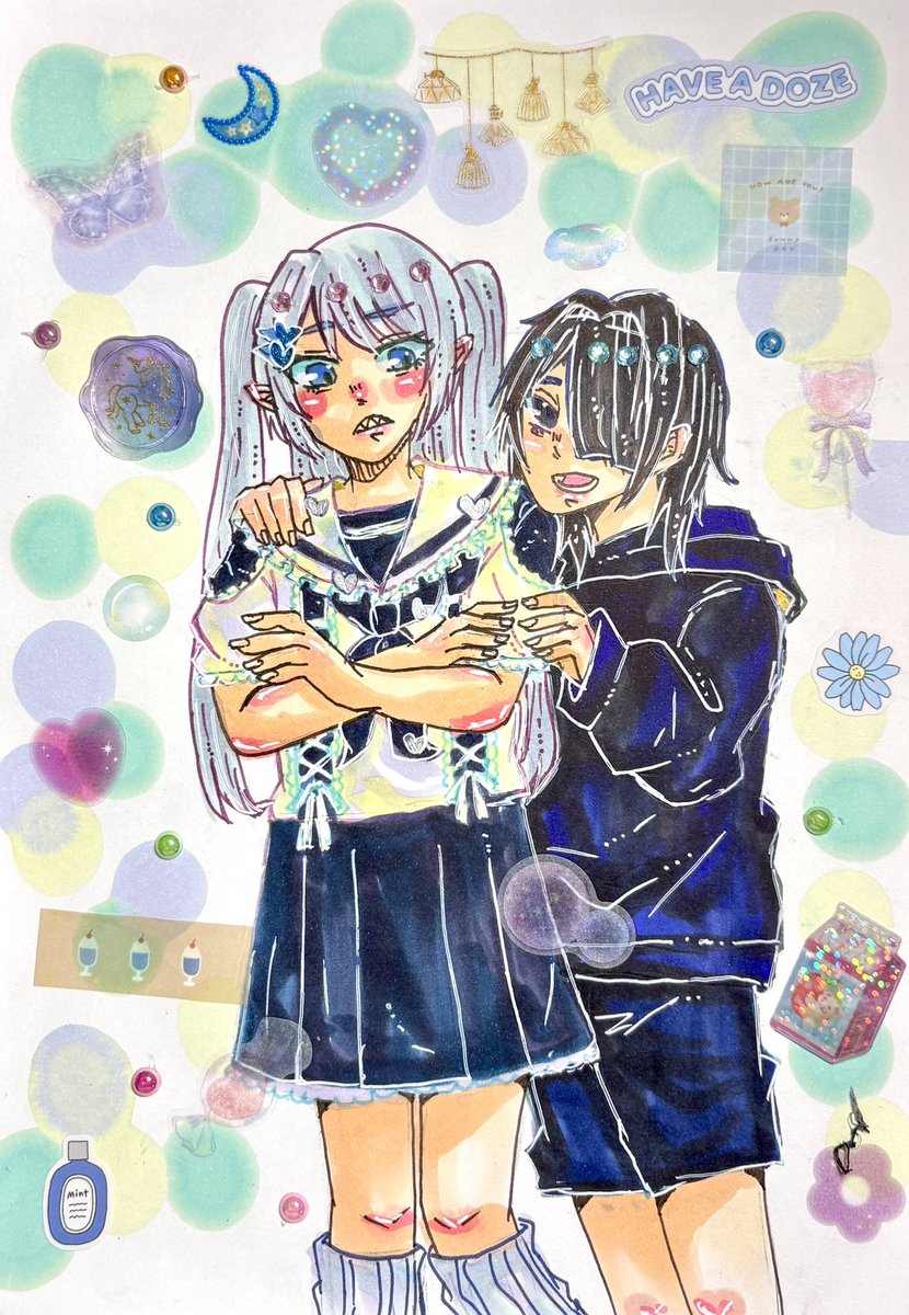 Len_krmk's tweet photo. 別垢で描かせていただいたものです https://t.co/oBVIpmrPTH