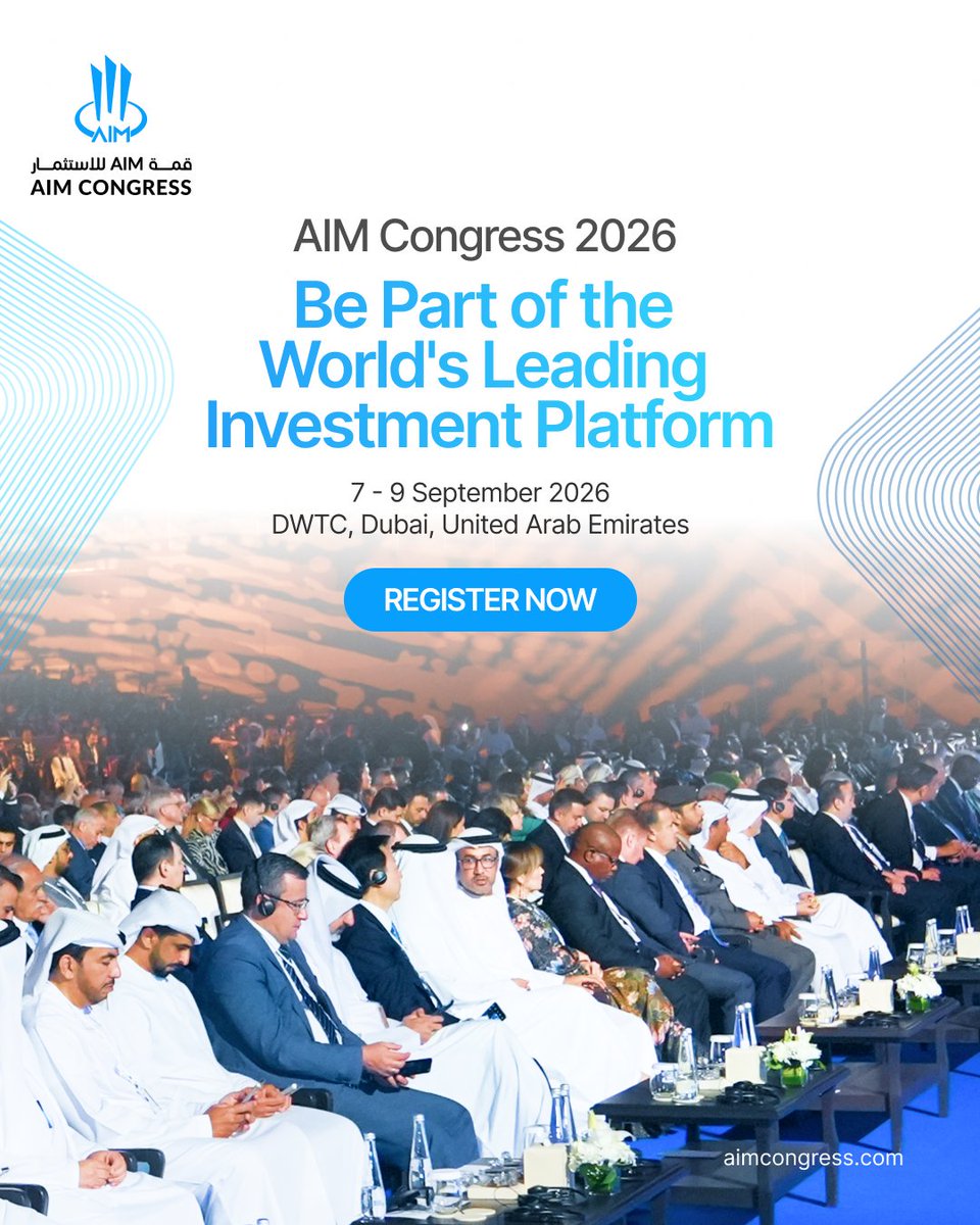 CEOClubsNetwork's tweet photo. CEO Clubs Network is excited to partner with AIM Congress, the world’s leading investment platform’s 15th edition, taking place on 7-9 September 2026, in DWTC, Dubai, United Arab Emirates.

To know more visit,  https://t.co/MHCW5lTVEb https://t.co/dDRtmQcoQm