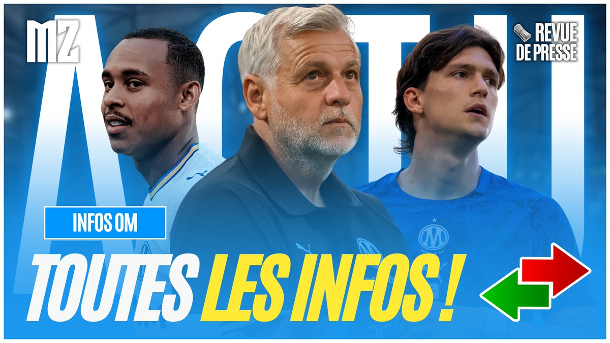 MassiliaZone's tweet photo. 🚨ACTU OM : L'OM leader, les chapeaux potentiels de l'Europa League, Balerdi sur le départ...

🔗https://t.co/PlexoTnycH
🔗https://t.co/PlexoTnycH
🔗https://t.co/PlexoTnycH https://t.co/4Xhbw5kQGD