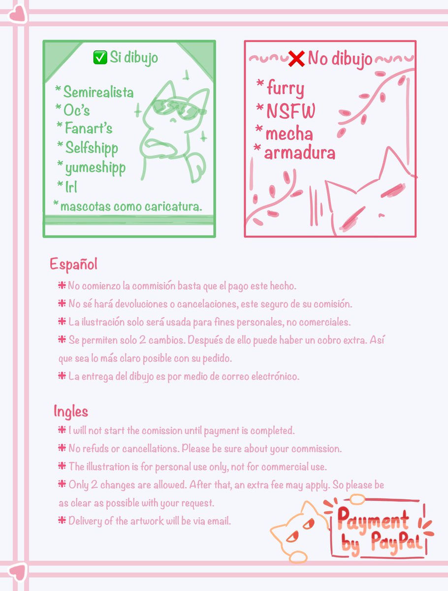 Sayami_x_x's tweet photo. EYYYY, Comisiones abiertas! Osi osi
En busca de reorganizar mi chacra con los caminos de la chamba. Al final se encuentran las condiciones antes de pedir y no dudes en escribirme si estás interesado!
#dibujodigital #comissiones #OC https://t.co/bmsZB12O0u