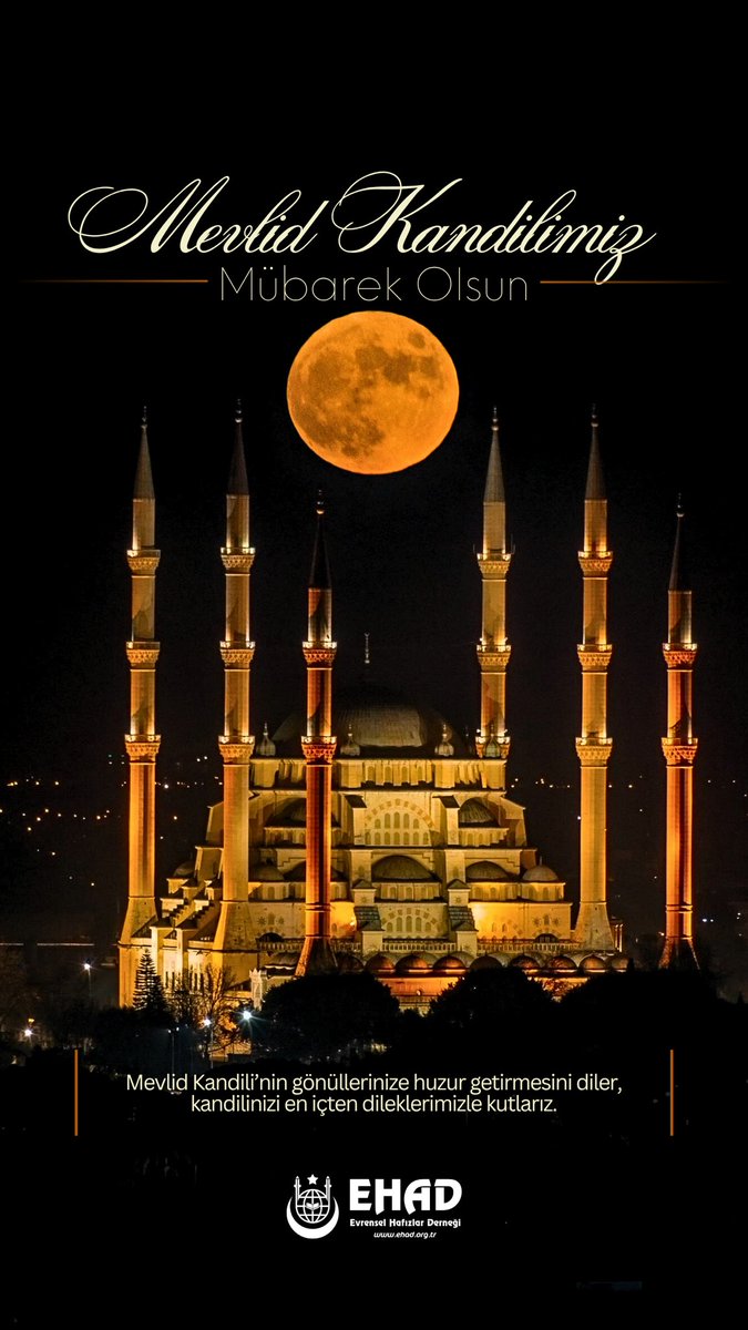 ehadgm's tweet photo. Âlemlere rahmet, insanlığa rehber olarak gönderilen Efendimiz Hazreti Muhammed'in (s.a.v.) veladet gecesine eriştiren Rabbimize hamdolsun.

Bu kutlu gecenin; kalplerimize inşirah, İslam âlemine birlik, mazlum coğrafyalara ve Gazze'ye kurtuluş getirmesini diliyoruz.
Kandil Gecemiz mübarek olsun.

@aliozdemirgsb