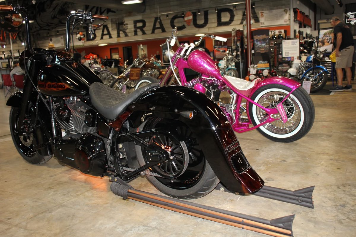 elpaulovalentin's tweet photo. Our 10-day custom build, Highly Dangerous, is officially for sale! This one-of-a-kind 2006 Harley-Davidson Softail is built to stand out. Asking $18, 000 OBO. Interested in owning this unique custom motorcycle? Contact us for details. https://t.co/tTbtHAwGIs