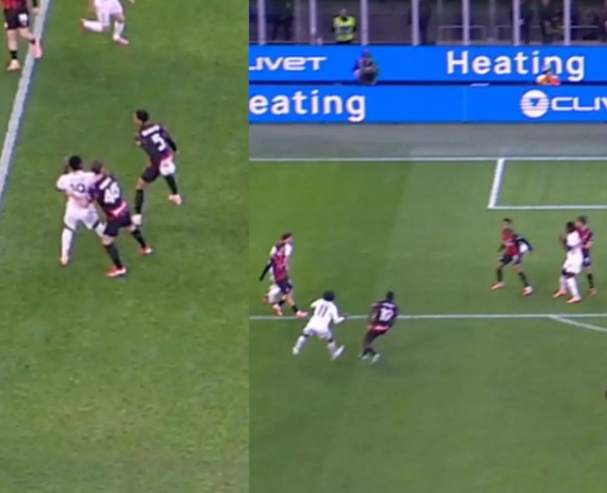 jasharismooo's tweet photo. Milan Pisa fallo di mano di De Winter=Rigore 
Torino Milan Fallo di mano di Vlasic=
Niente Rigore 

Arbitro proprio Zufferlí 
Due pesi due misure https://t.co/mDJiIS0XvS