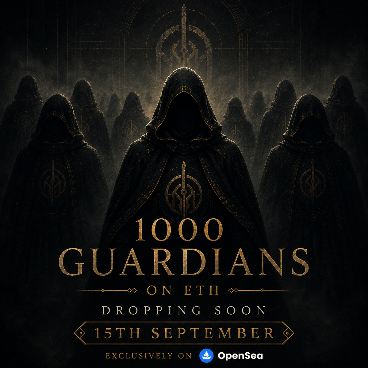 ordemworld's tweet photo. 1000 Guardians. Ethereum.

On September 15th, the first brotherhood of ORDEM will form.

1,000 Guardians will take the oath and become the ones who decide which ideas move forward, choose the artists who bring them to life, select the Stewards who carry them forward, and mint the Chapters they help create.

This is where ORDEM begins.

1000 Guardians. September 15th.

Exclusively on OpenSea.

Will you take the oath?