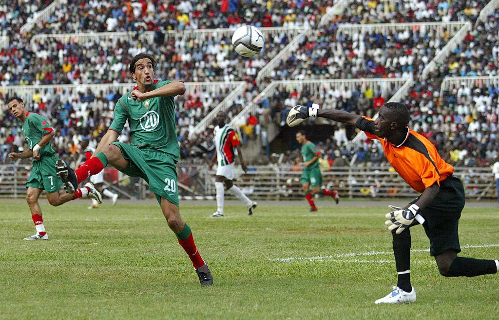 KasaraniStadium's tweet photo. 🇰🇪 21 years ago… Harambee Stars faced a star-studded Morocco 🇲🇦 in a 2006 World Cup qualifier before a packed Nyayo Stadium🏟️🔥

A young Dennis Oliech was rising, while Morocco came loaded with stars.⭐

90 minutes of battle ⚔️ ended 0–0⚽️

Who remembers this classic? 👀👇 https://t.co/2rfLMTlkPH