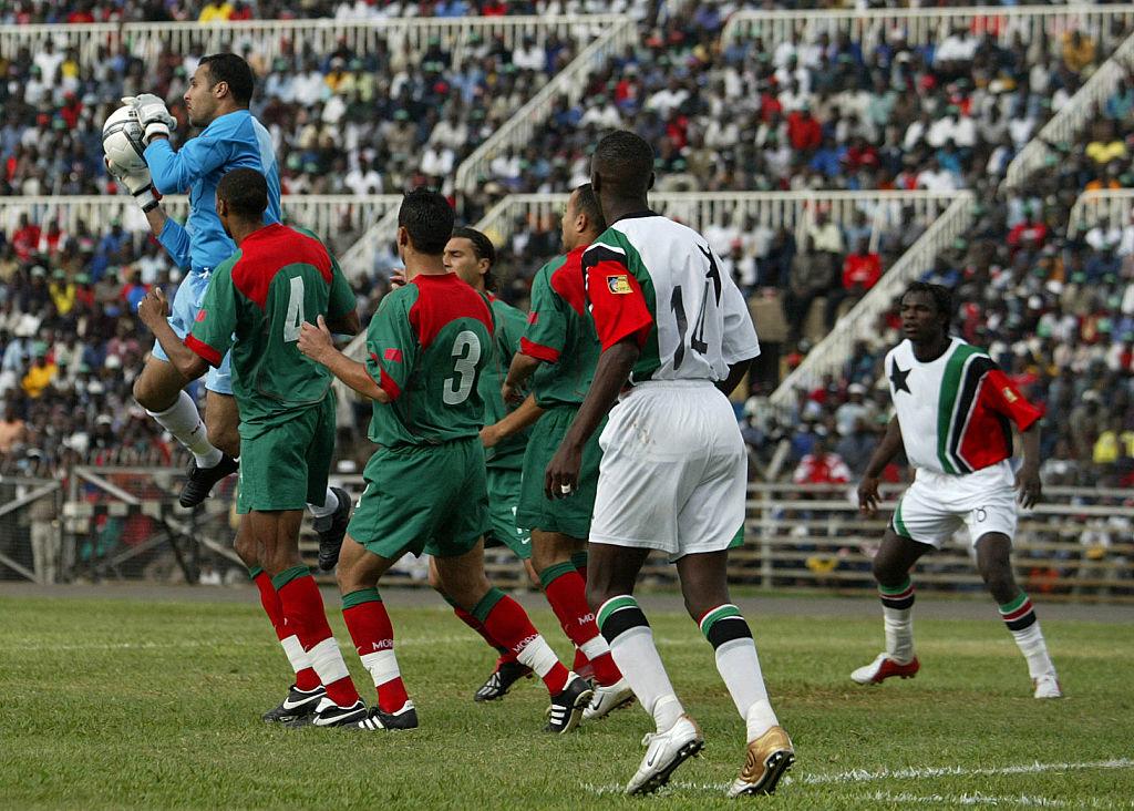 KasaraniStadium's tweet photo. 🇰🇪 21 years ago… Harambee Stars faced a star-studded Morocco 🇲🇦 in a 2006 World Cup qualifier before a packed Nyayo Stadium🏟️🔥

A young Dennis Oliech was rising, while Morocco came loaded with stars.⭐

90 minutes of battle ⚔️ ended 0–0⚽️

Who remembers this classic? 👀👇 https://t.co/2rfLMTlkPH