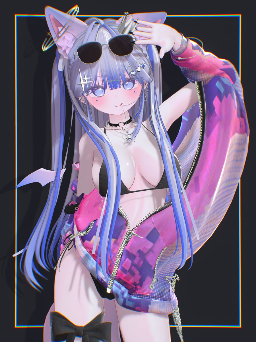 ayase33san's tweet photo. みんな水着すきでしょ #Plum3D https://t.co/LeNXYXsf74