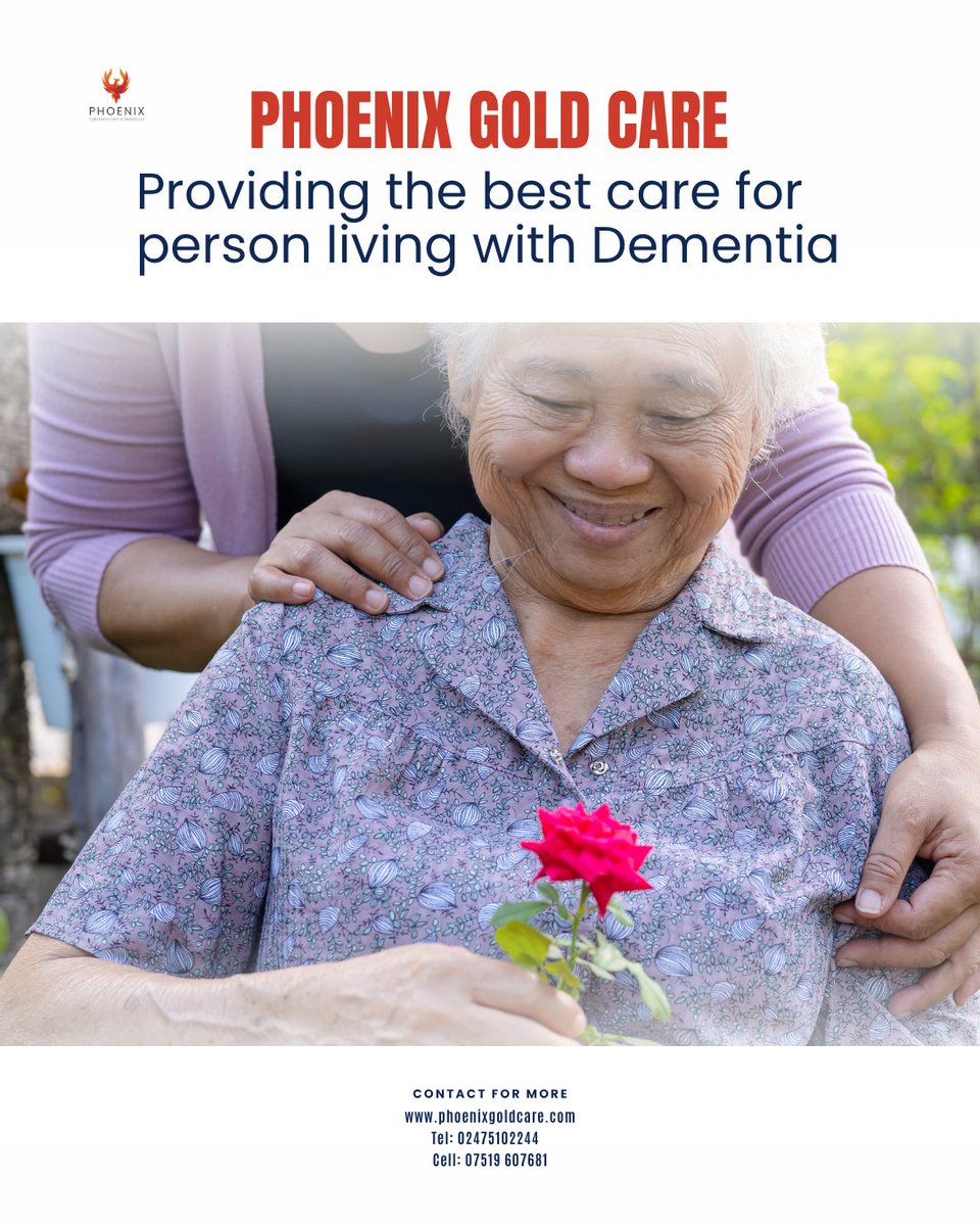 PhoenixGoldCare's tweet photo. Phoenix Gold Care — providing the best dementia care, serving Wakefield, Leeds &amp; West Yorkshire.  

#PhoenixGoldCare #DementiaCare #ServingWakefieldLeedsWestYorkshire #CompassionInCare #PersonCentredCare https://t.co/iJdzMOJ78f
