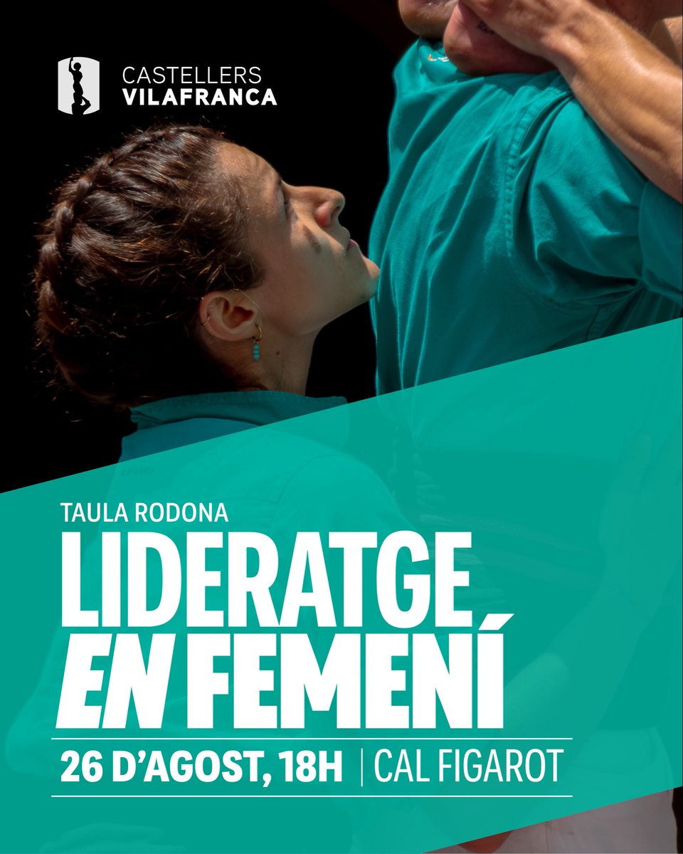 Verds's tweet photo. ‼️Aquest dimecres, parlem de lideratge en femení!

🟢El pròxim dimecres 26 d’agost, a les 18 h, a Cal Figarot, us convidem a una taula rodona molt especial amb quatre dones que han tingut un paper destacat al capdavant de les seves colles.

💜Lideratge en femení, amb:

• Maria Alvarado, ex cap de crosses dels Castellers de Vilafranca
• Helena Llagostera, ex cap de colla de la Colla Joves Xiquetes de Valls
• Yasmina Armesto, ex presidenta de la Colla Jove Xiquets de Tarragona
• Lu Quintero, ex vicepresidenta de la Colla Vella Xiquets de Valls

Una conversa per compartir trajectòries, experiències i reflexions sobre el lideratge de les dones al món casteller.

Us hi esperem!💚

#castellers 
#castells