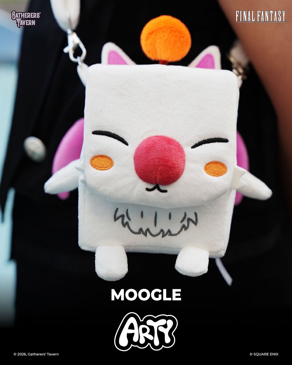 GatherersTavern's tweet photo. The Moogle ARTY Box is designed to add a little joy to your daily routine. Brighten your day with a bag that’s made to stand out. Equal parts practical and playful!

#gathererstavern #artybox #FINALFANTASY #FF #moogle https://t.co/CwCd4zTC1w