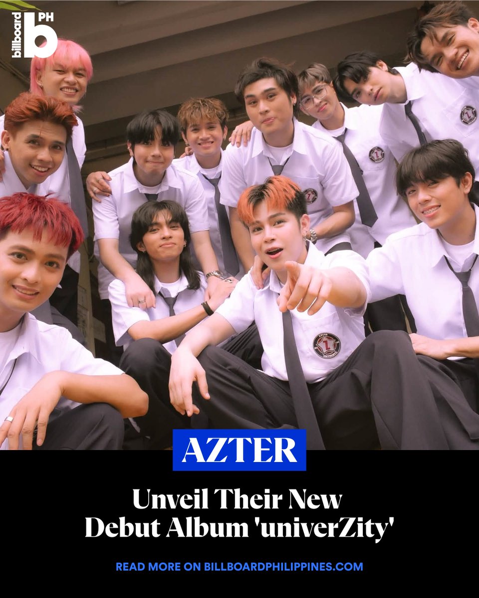 BBPHOfficial's tweet photo. AZTER (@azter_ph) enters a new chapter with the release of their debut album, “univerZity.”

Read more here: https://t.co/yPUGSZnWoa

#BillboardPhilippines #BillboardPH https://t.co/FXvh2lTlX8
