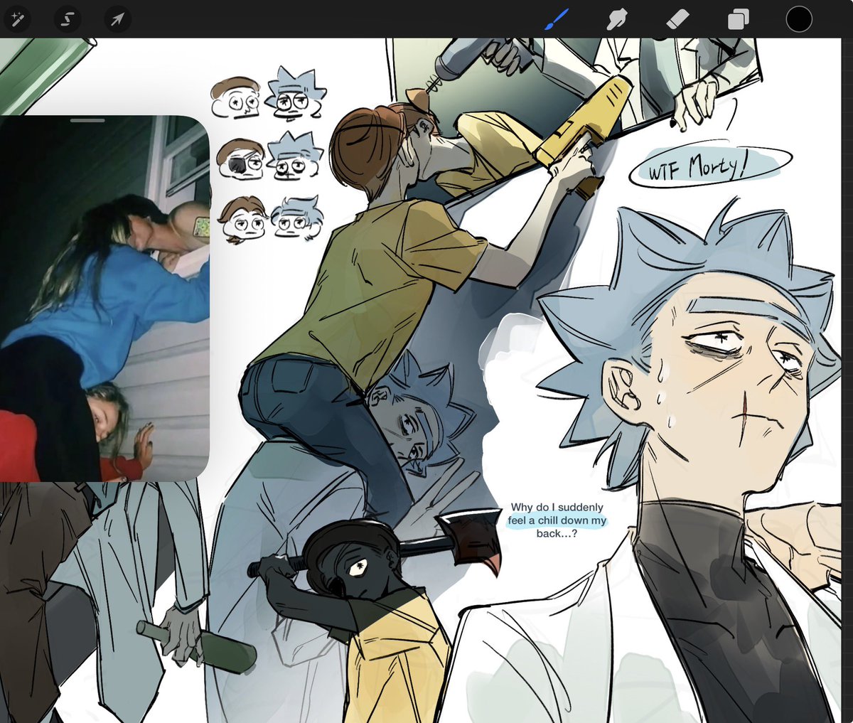 ie_mj6's tweet photo. #mortycest #evilrick #evilmorty https://t.co/iBca1fQZIM