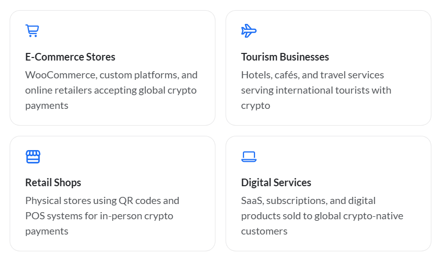 CeyPayIO's tweet photo. Who Uses CeyPay ? 
Basically @CeyPayIO is for any merchants with a valid business registration who wants to accept crypto payments from customers and receive LKR settlements directly into their local bank accounts. 🇱🇰 
#lka https://t.co/lIxUb40yc7