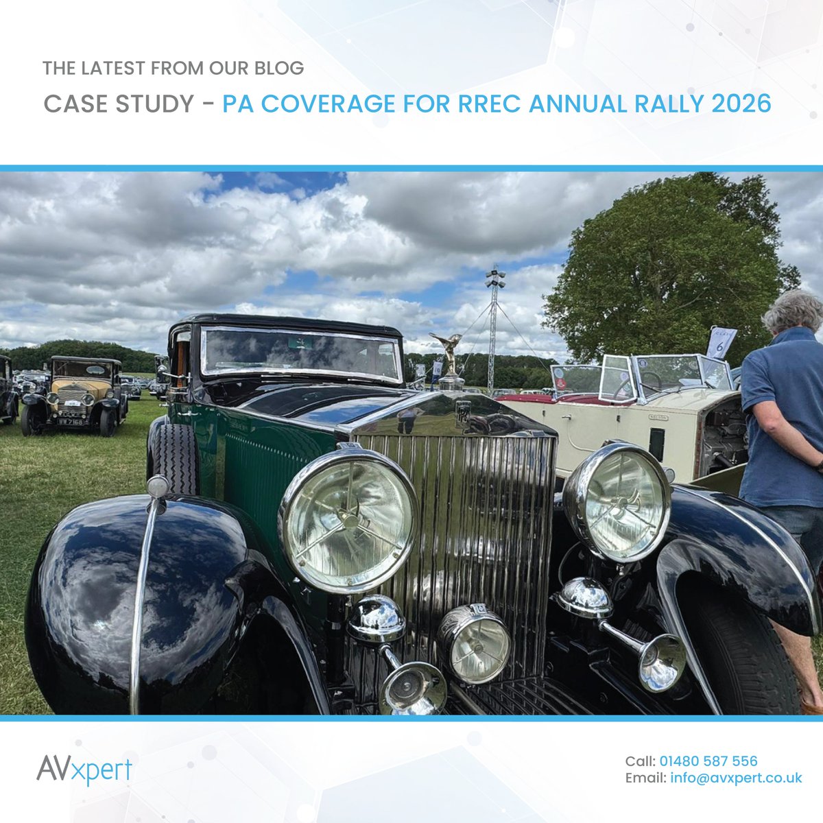 AVXpertLimited's tweet photo. AV Xpert were delighted to work with the Rolls-Royce Enthusiastsโ Club (RREC), providing a temporary public address (PA) system for their Annual Rally 2026.
Read our case study here ๐
https://t.co/kcJKxGlnMg
#AVXpert #AVThatMeansBusiness #AmplifyYourBrand #PAsystem https://t.co/weBvtBKA78