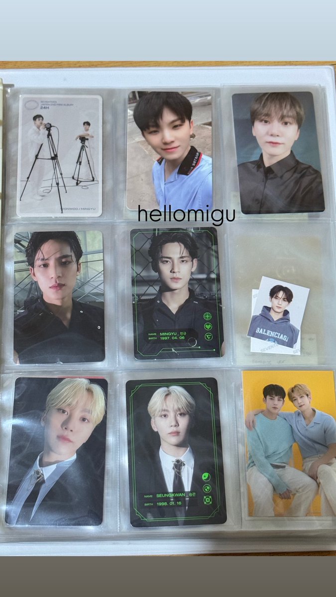 hellomigu's tweet photo. #WTS season’s greetings wonwoo, tc minwon, pc mingyu seungkwan game boy

dm for the price 🫶🏻 https://t.co/RCdFrmK35G