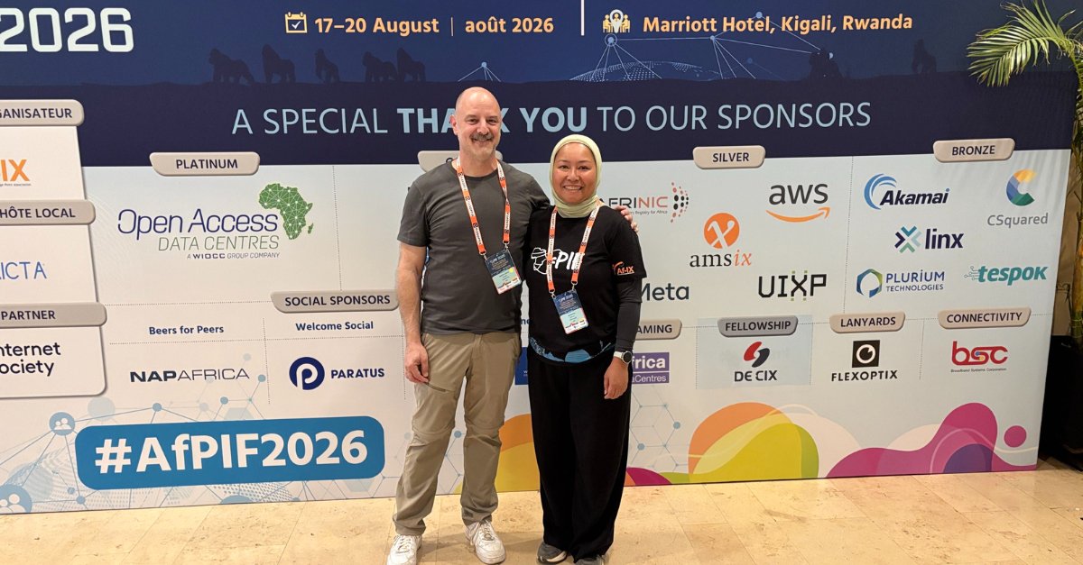 ripencc's tweet photo. We had a great time at the African Peering & Interconnection Forum (#AfPIF) last week! π
Learn more about RIPE Atlas π
https://t.co/X5dzWPUBYy
Photo credit: African IXP Association (AFIX) / African Peering & Interconnection Forum (AfPIF) https://t.co/osrkcEeDm3