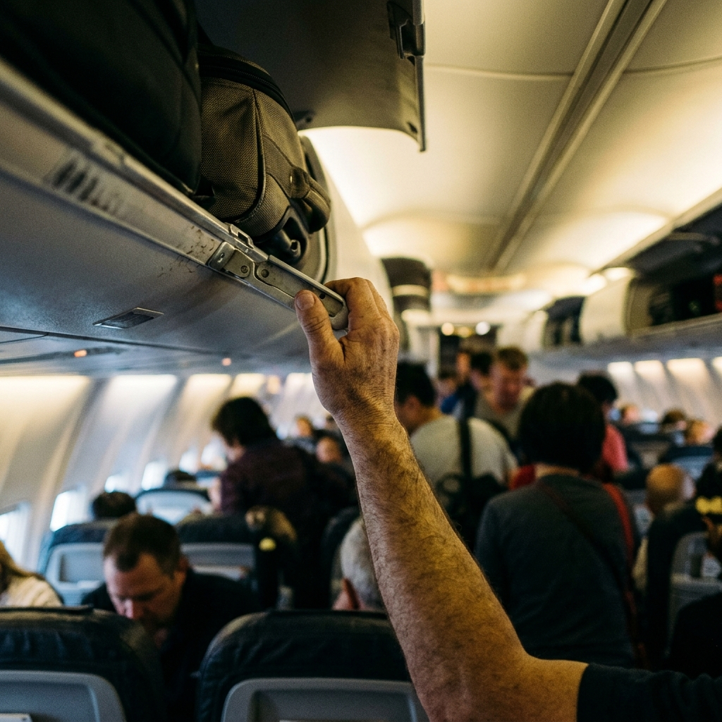 AiTravelStudio's tweet photo. Delta just topped the airline satisfaction rankings for 2026.
I still watched a grown man nearly cry over an overhead bin last Tuesday.
Something is off. https://t.co/IaWiJ2WSqX