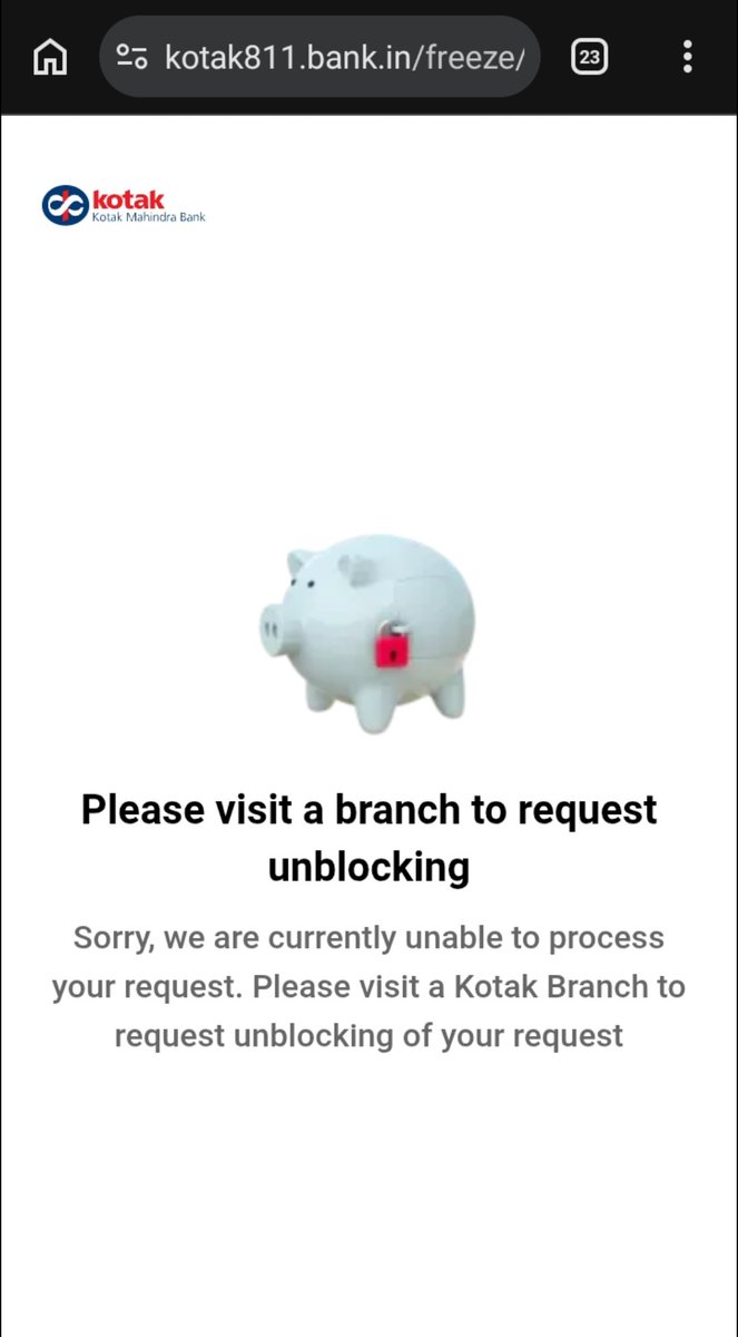 SamarRathore9's tweet photo. @KotakCares https://t.co/bUbsEPWJCB