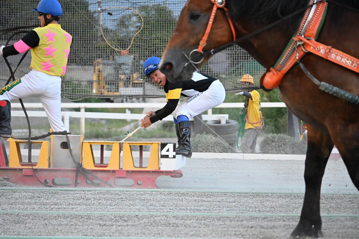 bankinkt's tweet photo. パパwwwwww
#ばんえい競馬
#JRAジョッキーDAY
#岩田康誠 https://t.co/kDskjNkg78