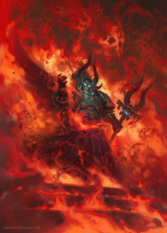 tyrantadvocate's tweet photo. @Sola_Requiem He suffers the biggest sin a warhammer villain can have- not having sufficient aura and his top-knot looks really silly. https://t.co/O3wRi1uC39