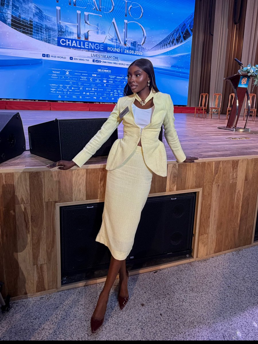 Soye_kg's tweet photo. Today, I had the opportunity to speak about something that is deeply personal to me — my advocacy and the change I hope to create through my Beauty With A Purpose journey. 🇳🇬👑

#MissWorld2026 #MissWorldNigeria #NigeriaToTheWorld #BeautyWithAPurpose #HeadToHeadChallenge https://t.co/bc3agzy3Wg