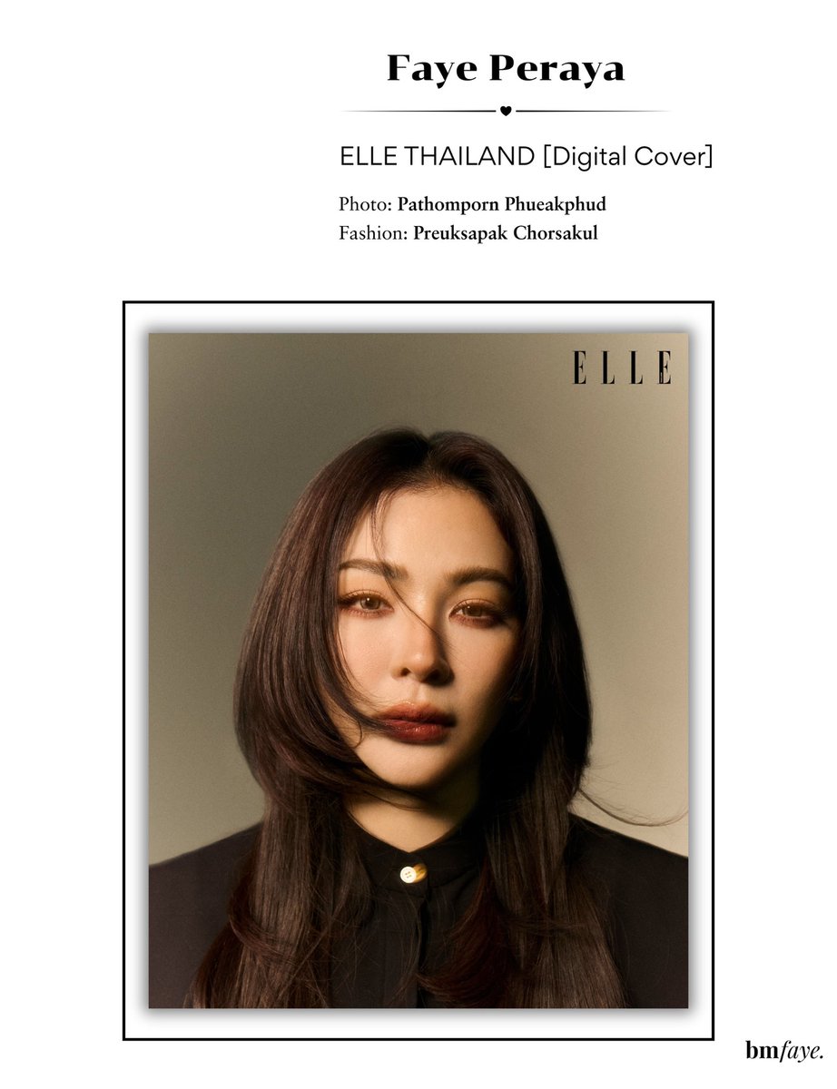 bringmefaye's tweet photo. 𝐅𝐚𝐲𝐞 𝐏𝐞𝐫𝐚𝐲𝐚 | 𝐊 𝐄𝐚𝐮 𝐝𝐞 𝐏𝐚𝐫𝐟𝐮𝐦
From ELLE Digital Cover

ความโดดเด่นของ K Eau de Parfum น้ำหอมที่เป็นการร่วมรังสรรค์ระหว่าง “ฝ้าย พีรญา” และแบรนด์ “Madame Fin” คือโทนกลิ่นหอมที่ไม่เหมือนใคร เปรียบเป็นกุญแจดอกสำคัญที่ทำให้ผู้ได้กลิ่นสัมผัสถึงพลังงานที่ดีในตัวเอง พร้อมสร้างความมั่นใจที่จะเป็นตัวเองในเวอร์ชันที่ดีที่สุด

ทำให้รู้สึกวางใจ อบอุ่น และมั่นใจ โดยไม่จำเป็นต้องพยายามนำเสนอตัวเองเพื่อให้ใครหันมามอง

——

K Eau de Parfum, co-created by Faye Peraya and Madame Fin, has a unique scent that brings out positive energy and confidence, helping you become the best version of yourself.

It makes you feel calm, warm, and confident, without ever needing to try to be seen.

💛👏

แม้แต่การครีเอทน้ำหอม พี่ฝ้ายก็ยังคงถ่ายทอดความเป็นตัวเองออกมาได้อย่างยูนีค โดดเด่น และไม่ซ้ำใคร เป็นตัวเองสุดๆ ภาพสวยมาก✨

#ELLEBeautyThailand
#madamefinperfume
#madamefinofficial
#FayePeraya