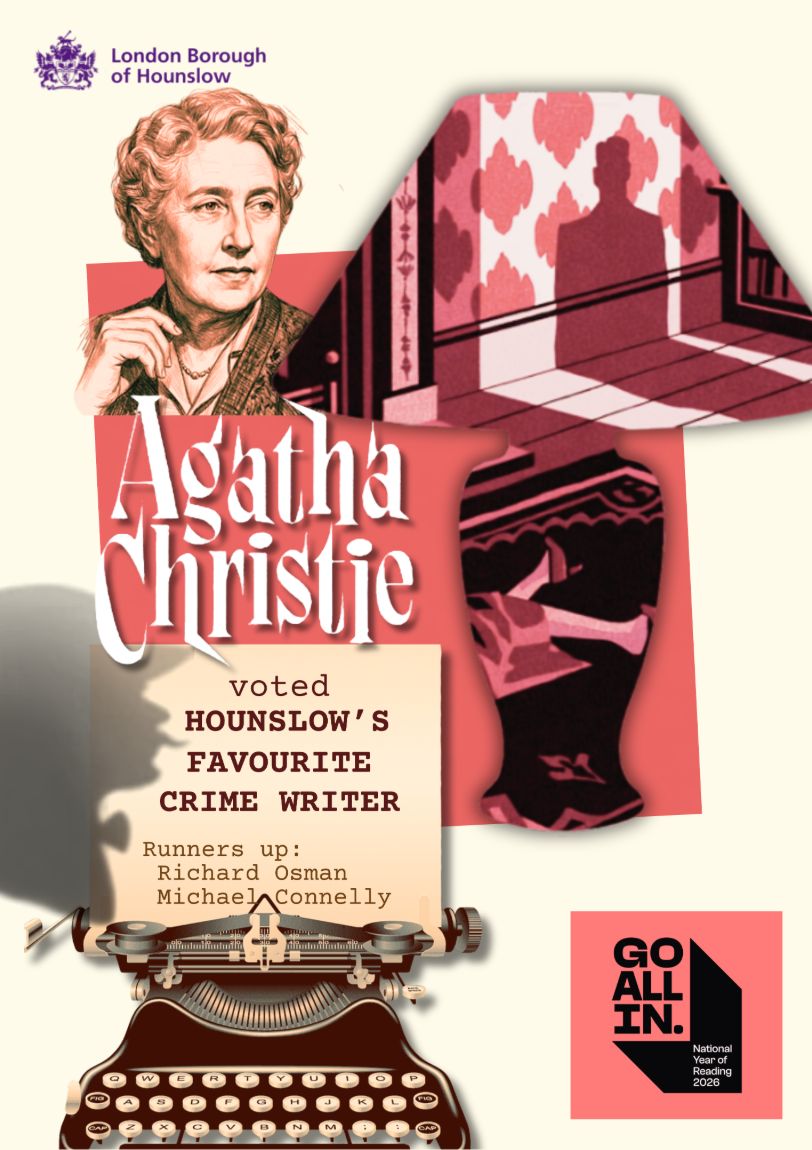 LBHLibraries's tweet photo. Back in June - National Crime Reading Month - we asked visitors to the libraries to vote for their favourite Crime Writer.
After rigorous checks, we can now confirm: Agatha Christie is our top crime author!
Honourable mentions to runners up Richard Osman and Michael Connelly. https://t.co/AtNlbVtP2e