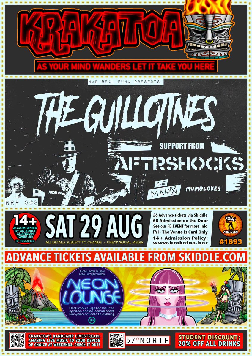 VolcanicTiki's tweet photo. 🔥 #krakatoa #independent #venue #bar #live #music #bands #gig #karaoke #magma #neonlounge #djs #eruptionbotb #alternativemarkets #workerowned #cooperative #CIC #seeninthedeen #scotland📷#fudgeaberdeen #abdninspired #punkgig https://t.co/94SIaSxIP8
