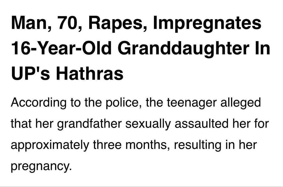 amitmalviya's tweet photo. Hathras is no stranger to Rahul Gandhi. He has travelled there repeatedly in the past, turning an extremely tragic incident into a political campaign and using it to deepen caste divisions among Hindus.

Now, a 70-year-old man, Nizamuddin, has been accused of raping and impregnating his minor granddaughter in Hathras.

Rahul Gandhi has recently appointed himself the ambassador of “Smash the Patriarchy.” So, will he head to Hathras now?

No, he won’t.

Because when Rahul Gandhi talks about patriarchy, it appears to be less about standing with victims and more about political posturing, selectively deployed when it suits his narrative.

If Smash the Patriarchy is genuinely a principle, it cannot come with a political filter.

A victim is a victim. A crime is a crime. And justice cannot depend on the community of the accused.
