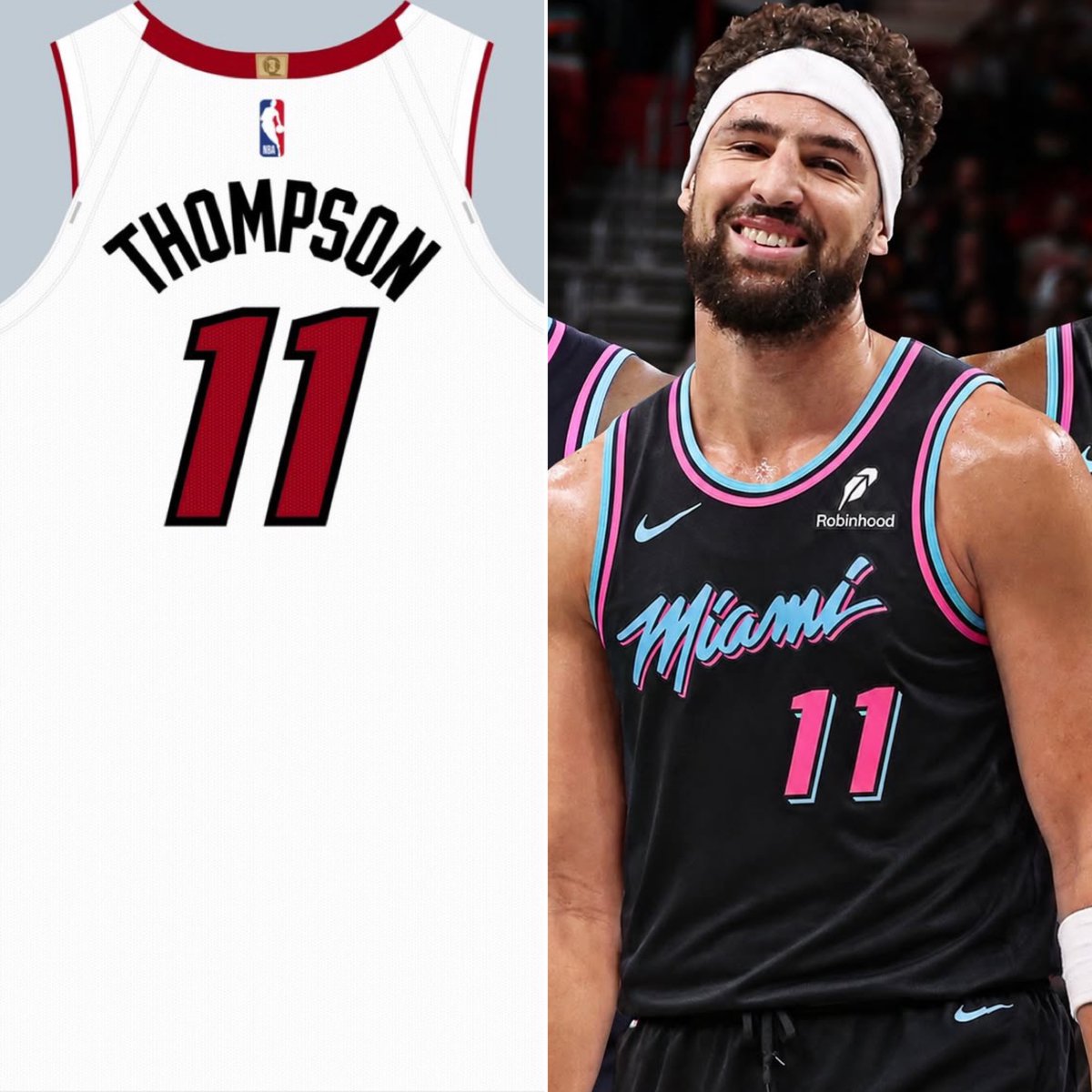 brasilcoast2's tweet photo. ⚠️ CONFIRMADO:

Klay Thompson vai voltar a usar a lendária camisa 11 na temporada 2026-27 da NBA, agora pelo Miami Heat.

Sim, torcedor do Heat… PERMITIDO EMPOLGAR!

🗞️ - @EtienneCatalan https://t.co/ey1iMWl5fV