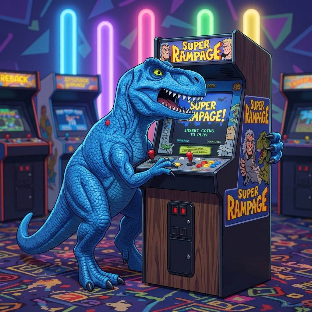Lexi_miley's tweet photo. One machine. One dinosaur. One mission:
BREAK THE HIGH SCORE. 💥🏆
Arcade mode officially activated! 🔥 https://t.co/J6hFNuLkdK
