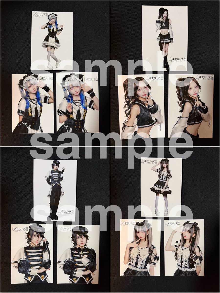 memories__info's tweet photo. 【⌛️ランチェキ/ブロマイド通販販売⌛️】

👘浴衣ランチェキ🎆
🏥ナースランチェキ💉
1枚 ¥1,000- (ランダム)

⌛️ブロマイド⌛️
5枚1セット ¥2,000-(ランダム)

⏰8/25 22:00- 販売開始
🛒 【https://t.co/r9lSfiaMIb】

#メモリーズ
#サークルライチ
#CircleLychee https://t.co/ksflIcR999 https://t.co/DUEpLyFPgQ