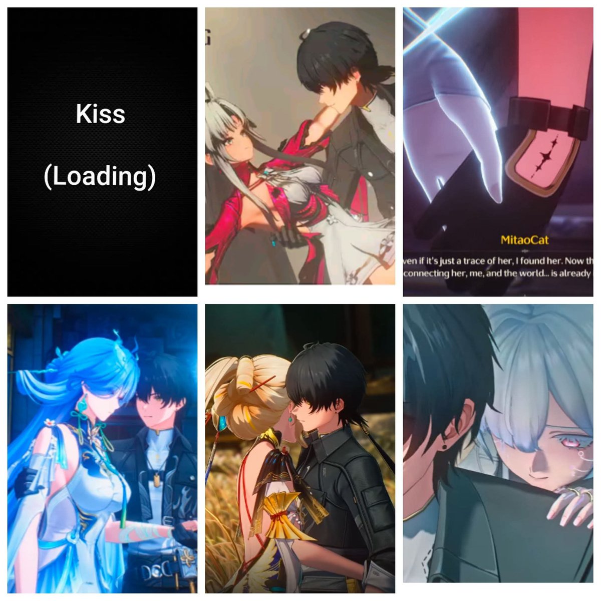 LordKArbiter903's tweet photo. Hold hands (Iuno) ✅
Hug                (Suisui)✅
piggyback   (Mornye) ✅
Dance.          (Carlotta) ✅
Embrace.     (Qingxiao) ✅
Kiss.               (Loading) https://t.co/SSYGsHLBPz