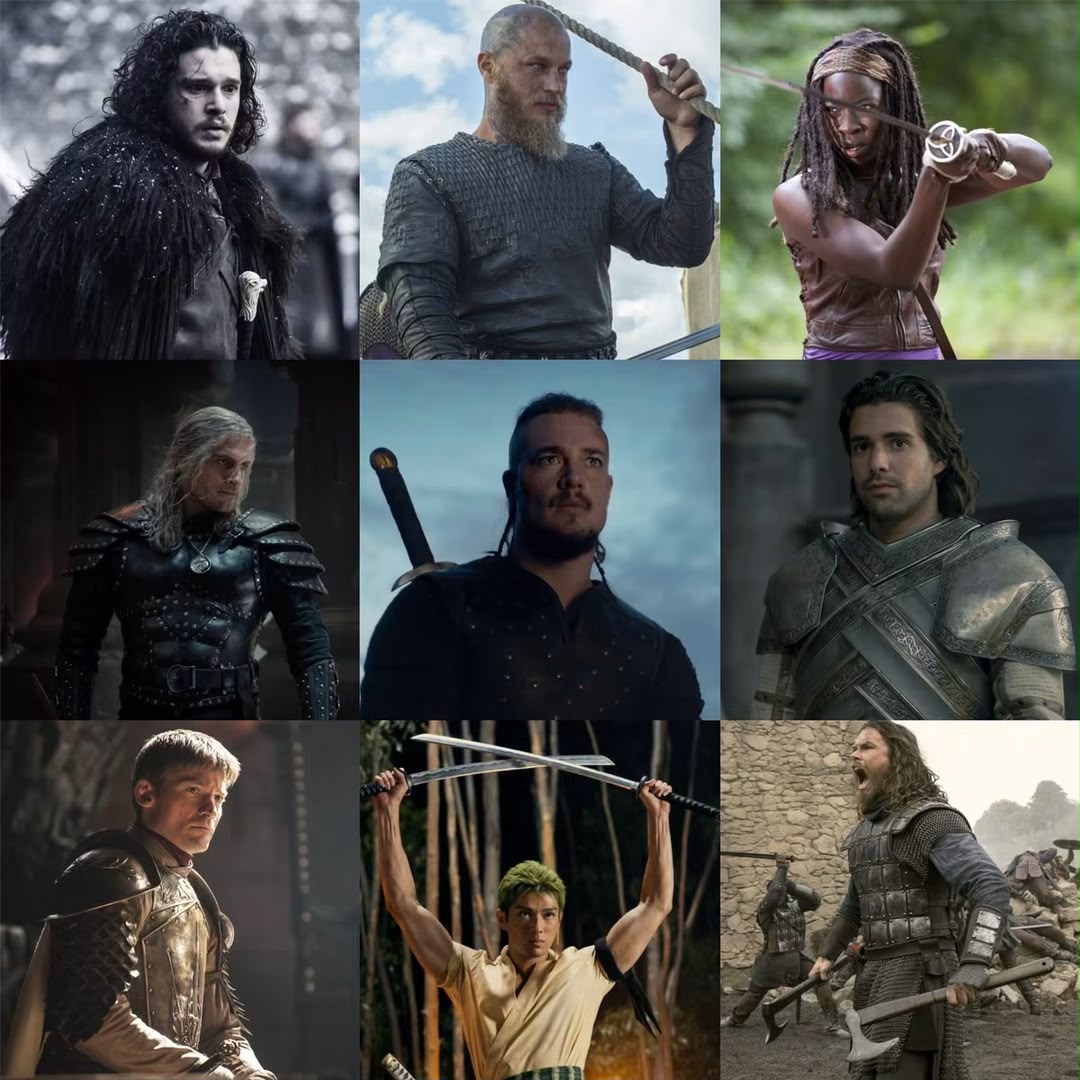PopcornPlug_'s tweet photo. Greatest Swordsmen in TV History ⚔️ https://t.co/BJcX4JXuPp
