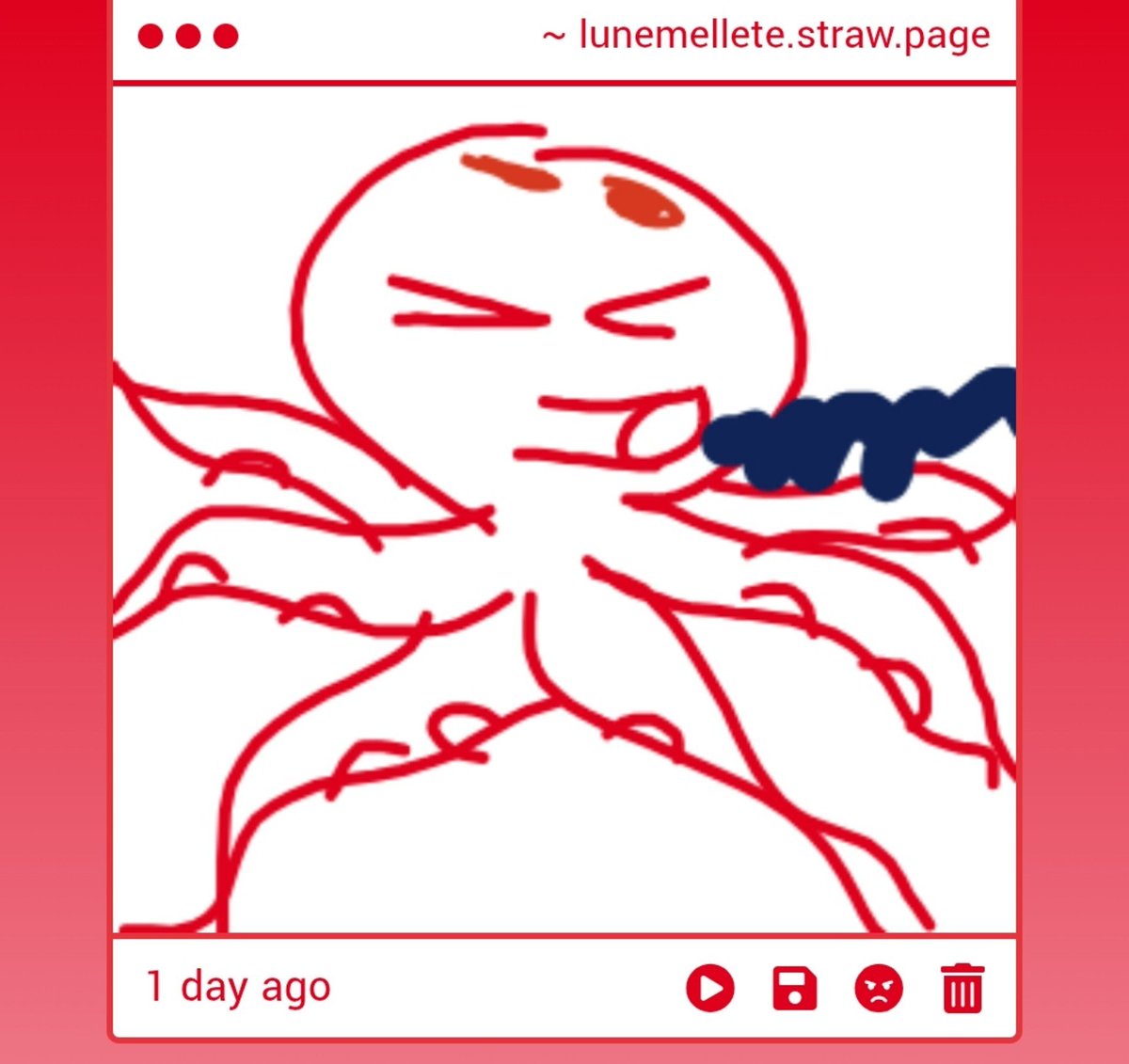 lunemelette's tweet photo. @0x0_64 YOUR OCTOPOCHAINA IS HERE https://t.co/0i793py2Ia